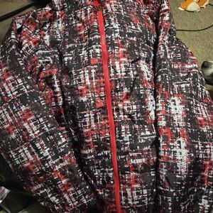 Stylish Women's Red and Black Jacket